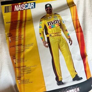 Kyle Busch Nascar Racing Suit with Black and Yellow Design